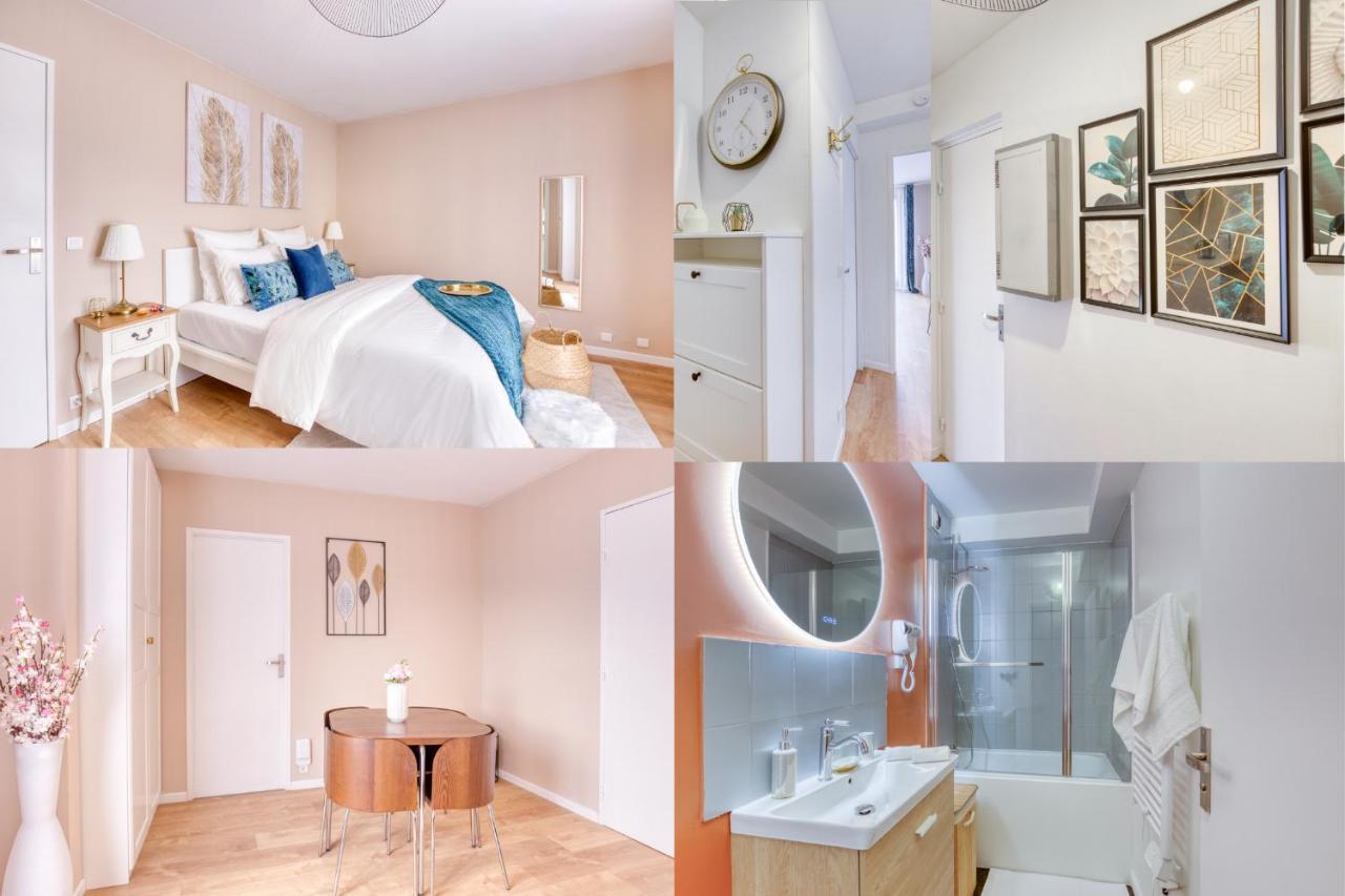 Studio Hotel - Lit King Size - Parking - Wifi - Proche Cdg リヴリー・ガルガン エクステリア 写真
